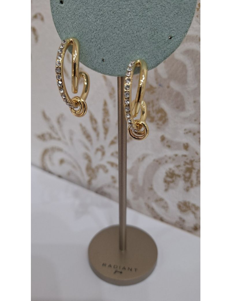 Brincos Radiant ZENDAYA GOLD RY000251