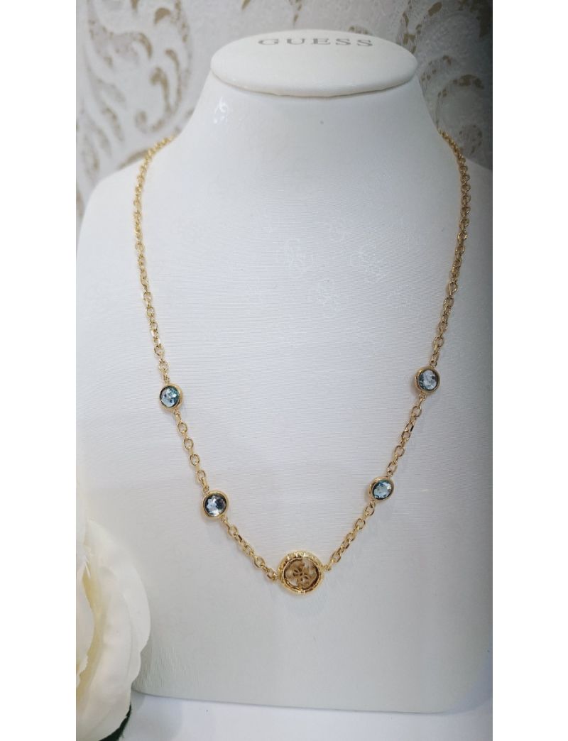 Colar Guess Pedra Azul