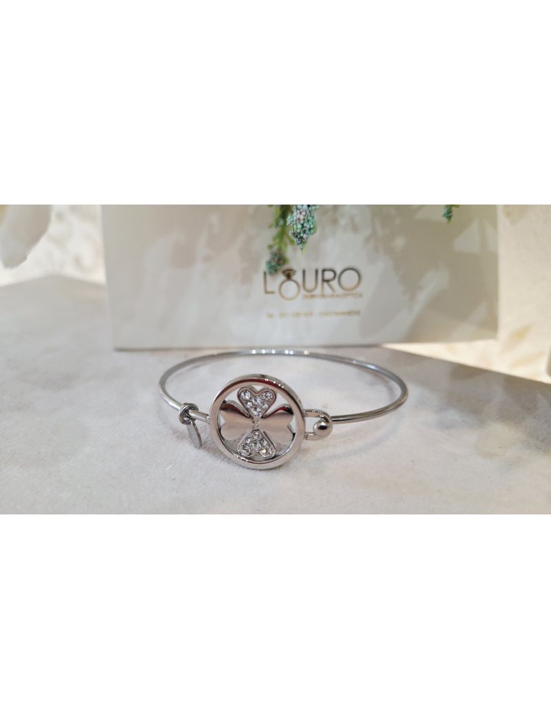 Pulseira Aço Lotus Trevo