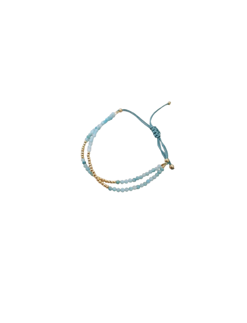 Pulseira Prata, Missangas Fio Verde