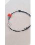 Pulseira Prata e fio Arvore da vida G