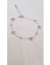 Pulseira Pé Aço Anjewels Estrelas