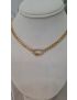 Fio Aço Dourado Lotus Cadeado