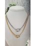 Fio Aço Dourado Lotus Cadeado