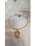 Pulseira Aço Lotus D. Pendente Arvore da Vida