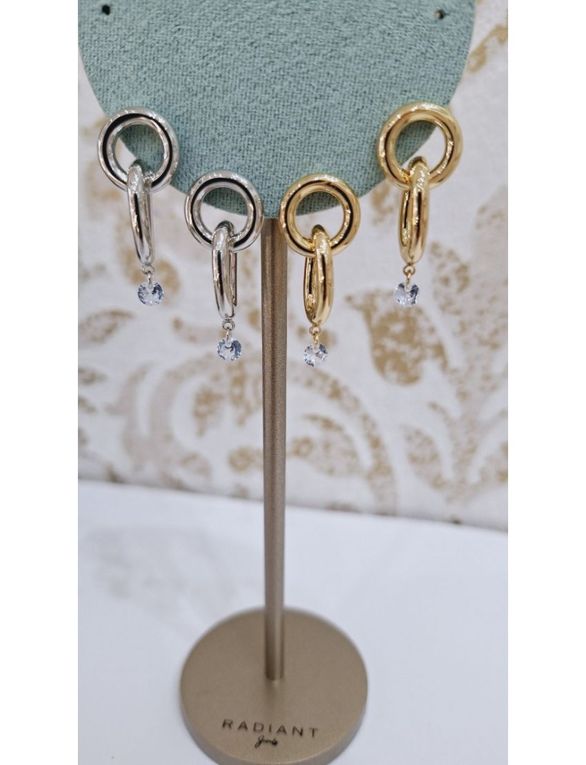 Brincos Radiant ZENDAYA SILVER RY000250