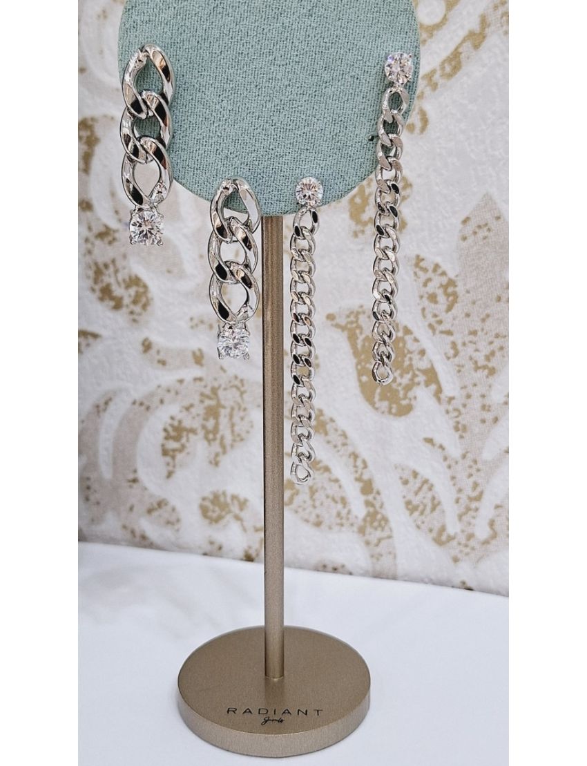 Brincos aço Radiant GAGA SILVER RY000279