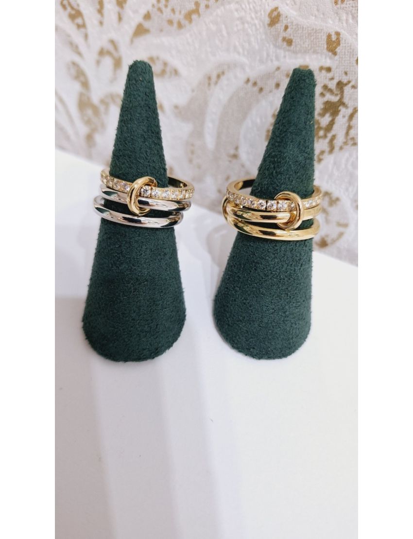 Anel Radiant ZENDAYA GOLD and SILVER RY000257