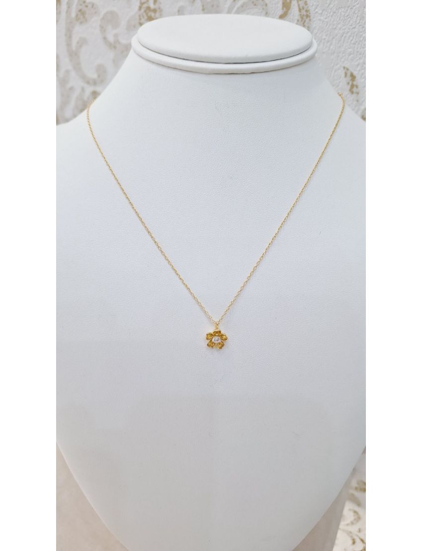 Fio Prata Dourada Flor