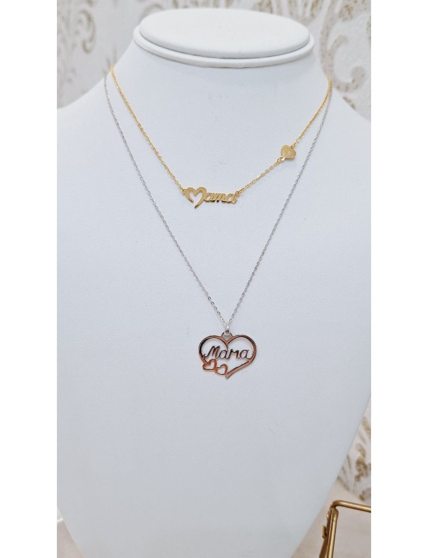 Fio Prata Dourada Mamã