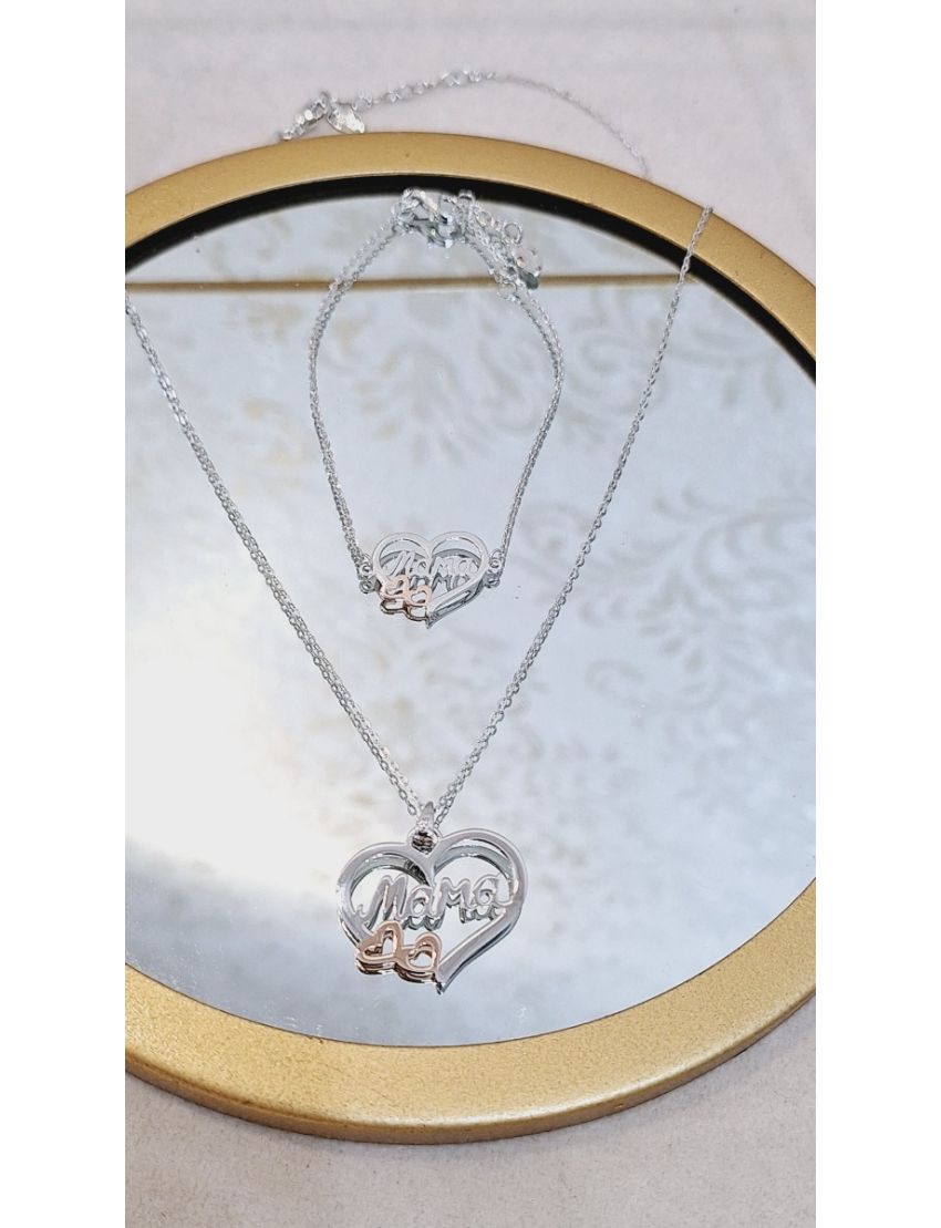 Pulseira Prata Lotus Mamã