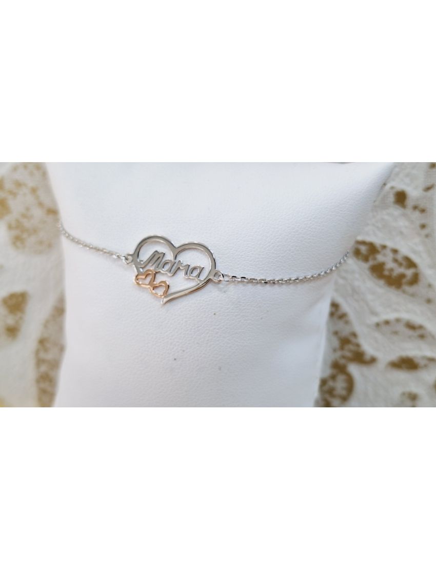 Pulseira Prata Lotus Mamã