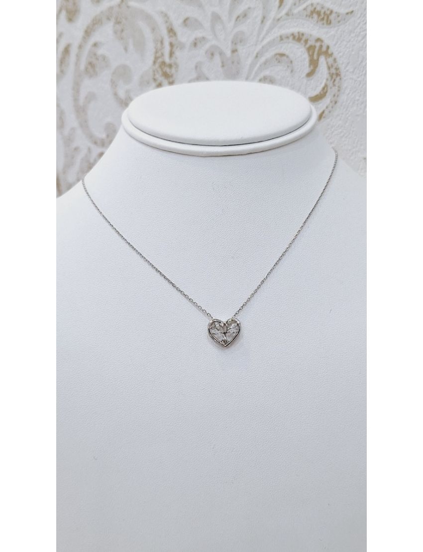 Fio Prata Coração e Arvore da Vida