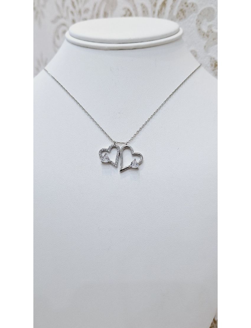 Fio Prata Corações