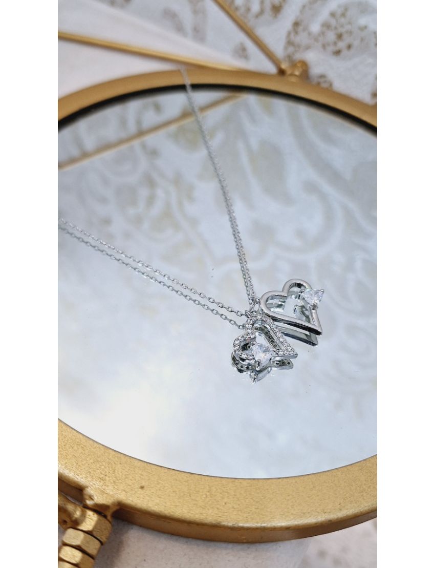 Fio Prata Corações