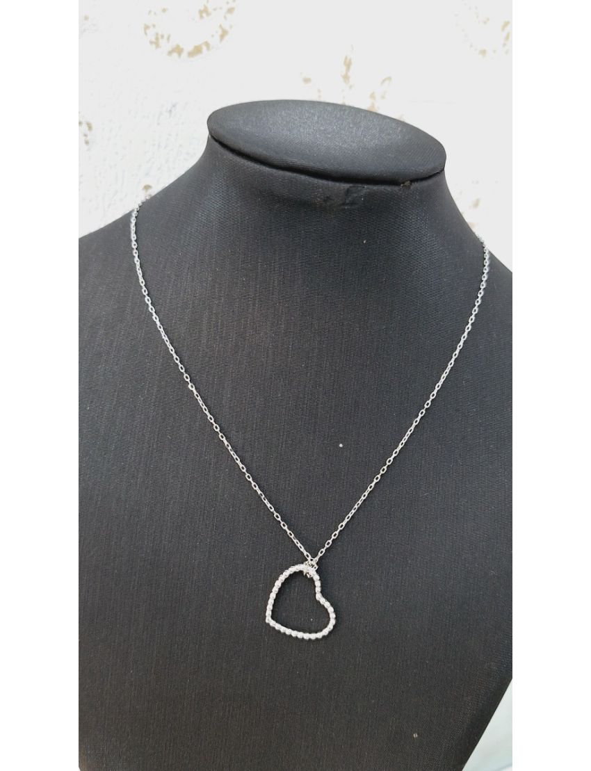 Fio Prata Coração 3