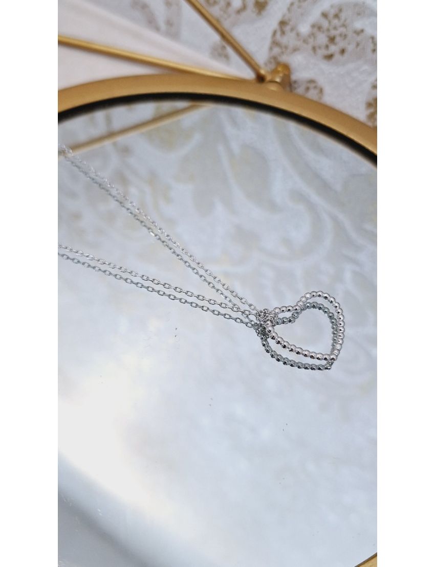 Fio Prata Coração 3