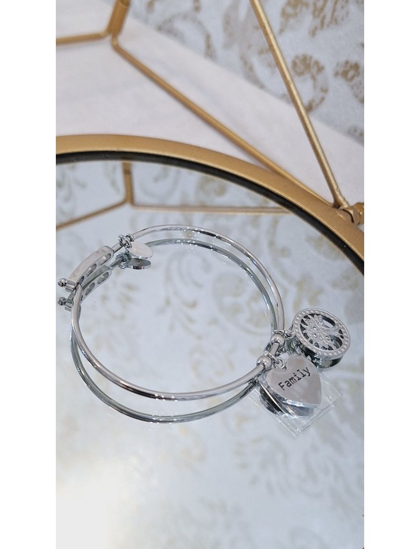 Pulseira Aço Lotus Family