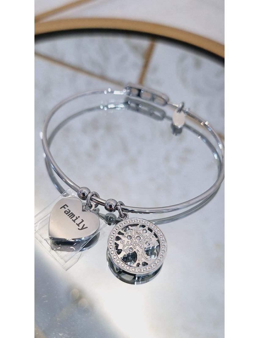 Pulseira Aço Lotus Family
