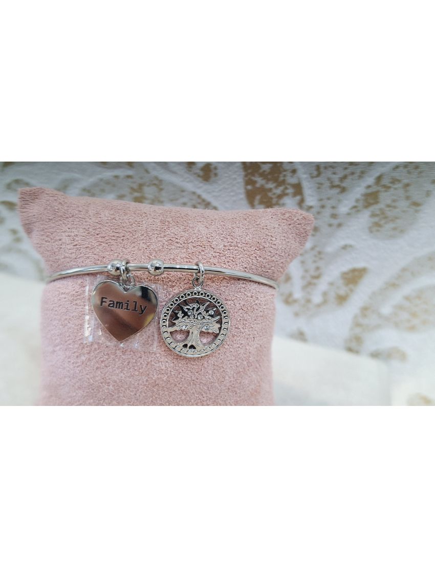 Pulseira Aço Lotus Family