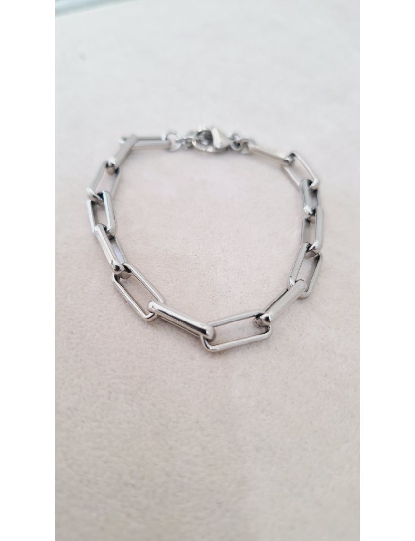 Pulseira Aço Lotus Cadeado