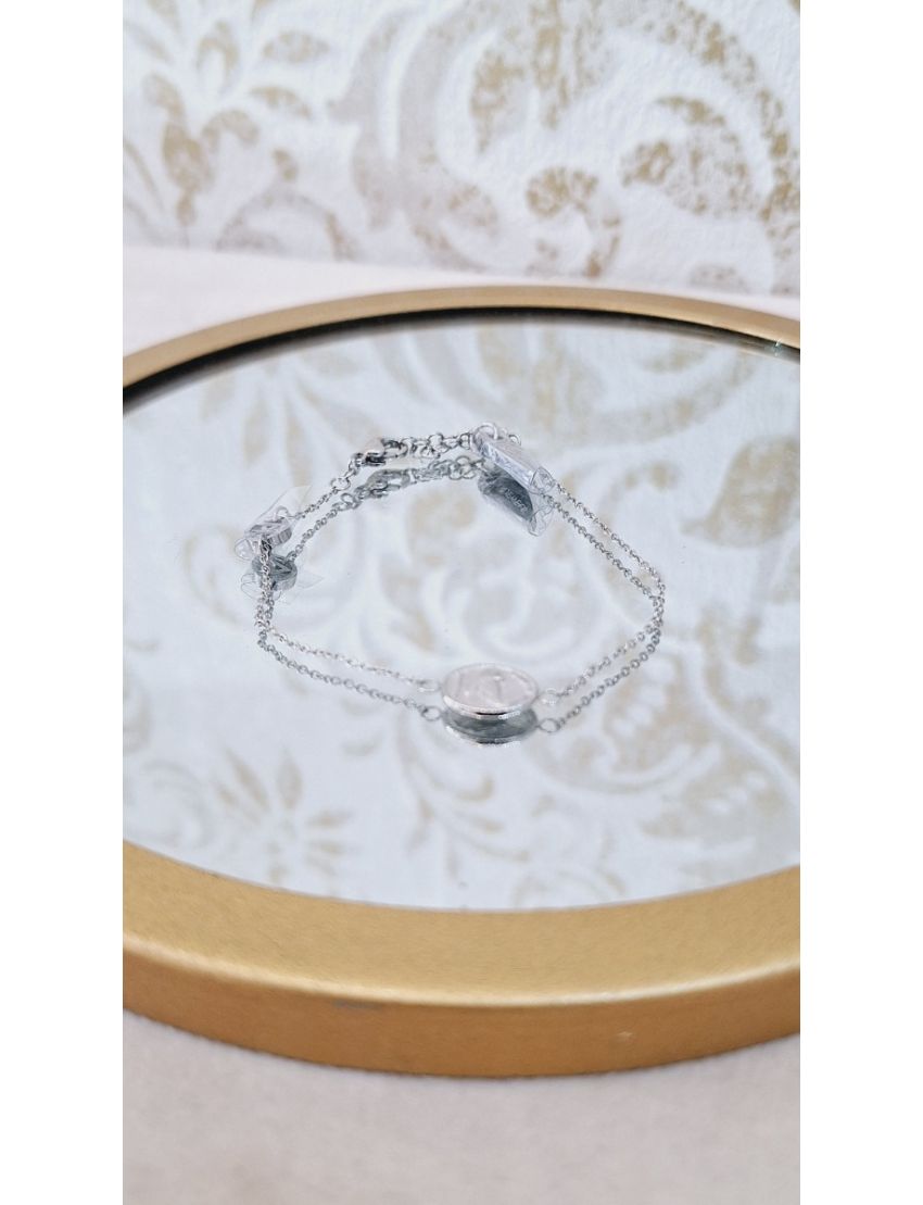 Pulseira Aço Anjewels c/ Pomba