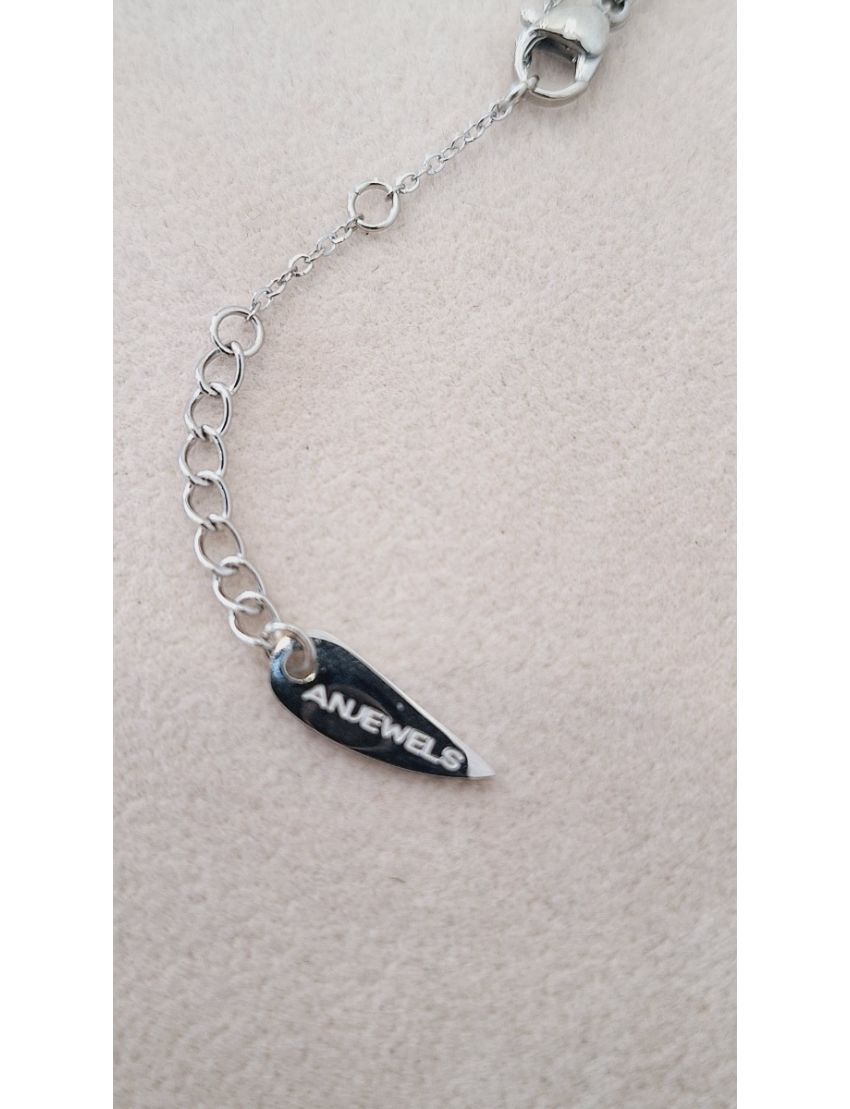 Pulseira Pé Aço Anjewels Estrelas