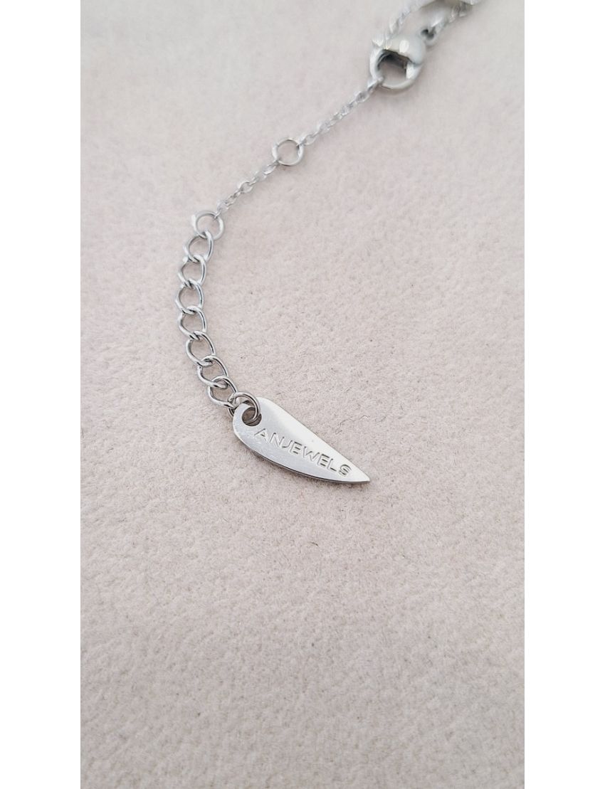 Pulseira Aço Anjewels c/ Pomba