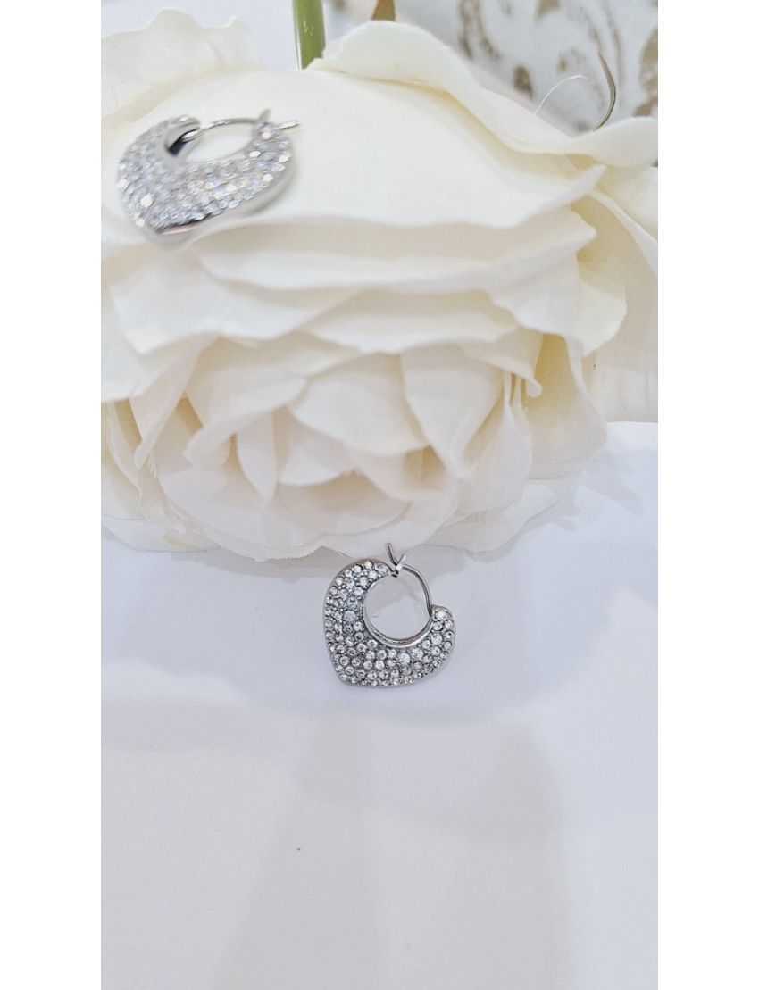 Brinco Aço Guess Coração3