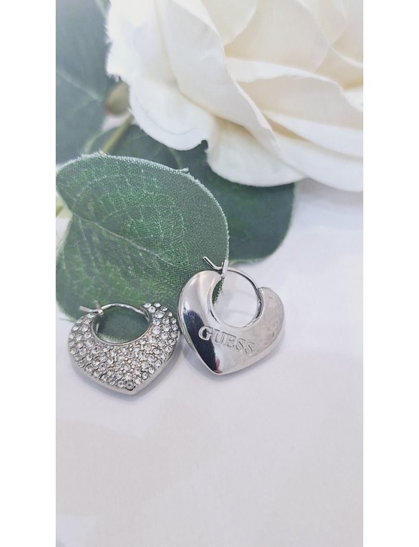 Brinco Aço Guess Coração3