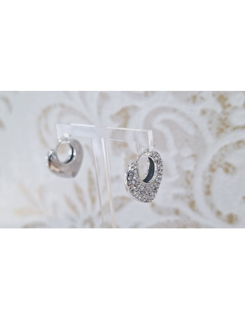 Brinco Aço Guess Coração3