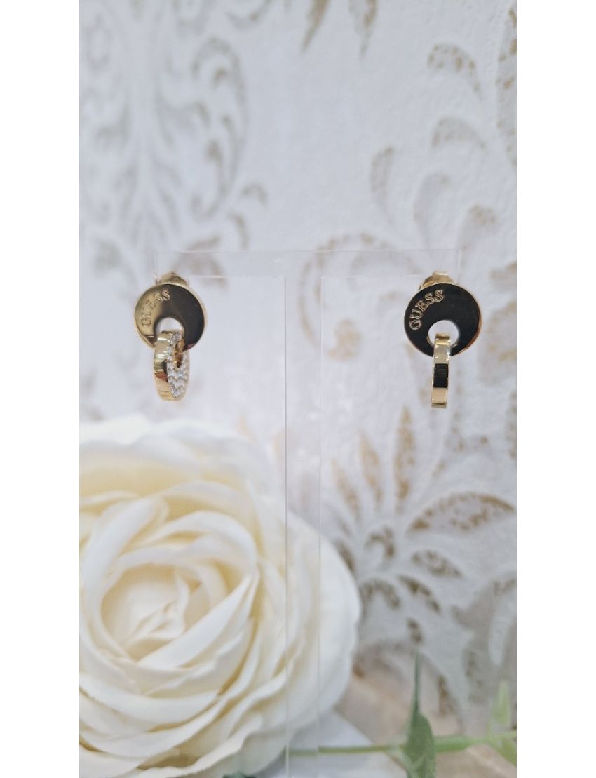 Brincos Aço Guess D. 2 circulos