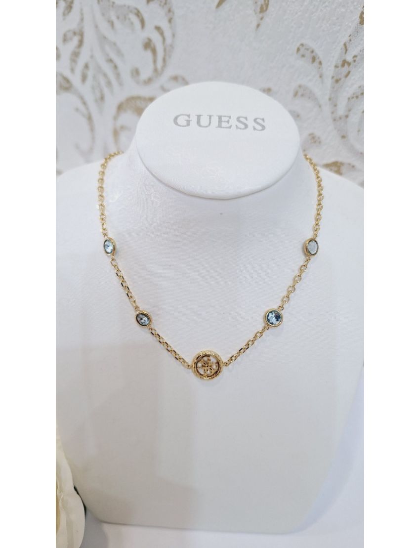Colar Guess Pedra Azul