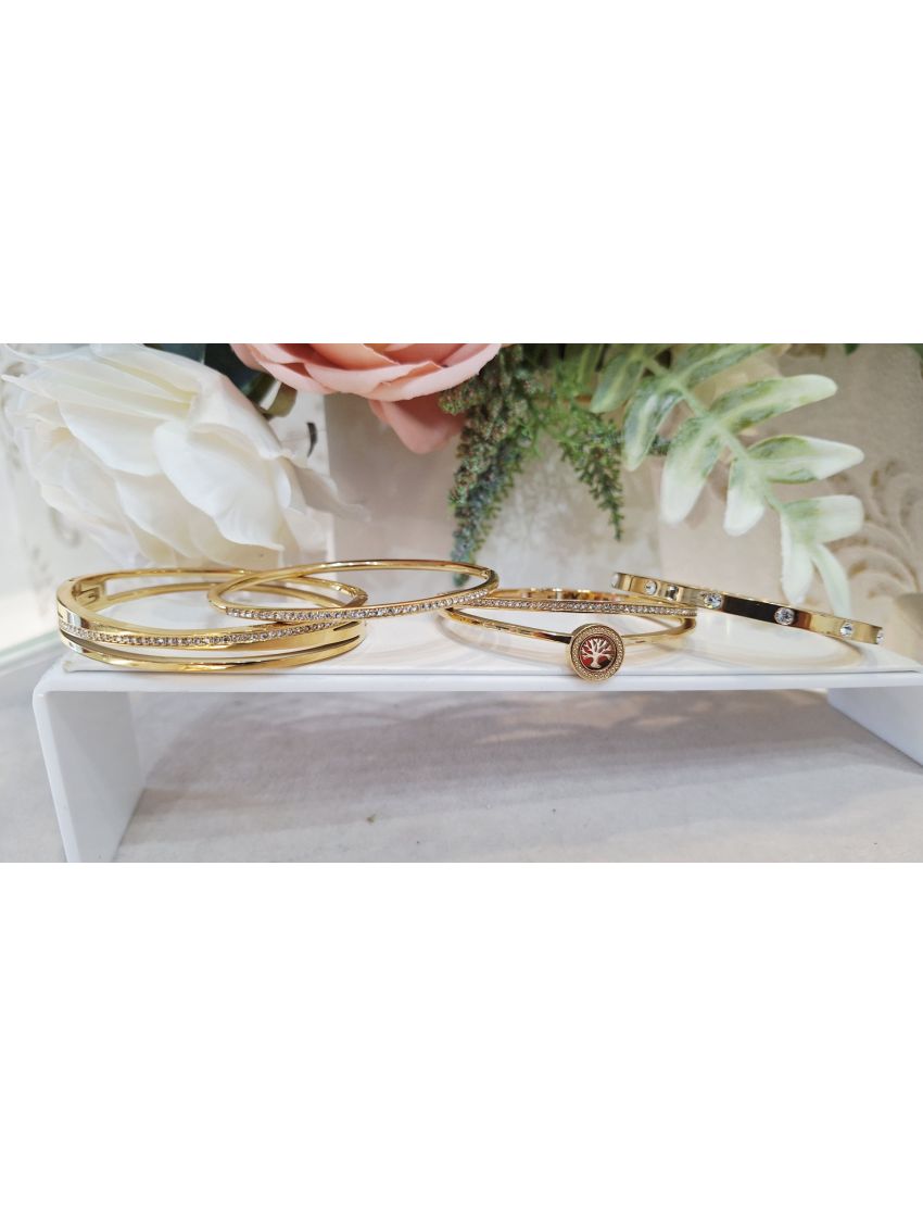 Pulseira Aço Lotus D. Pedras 1