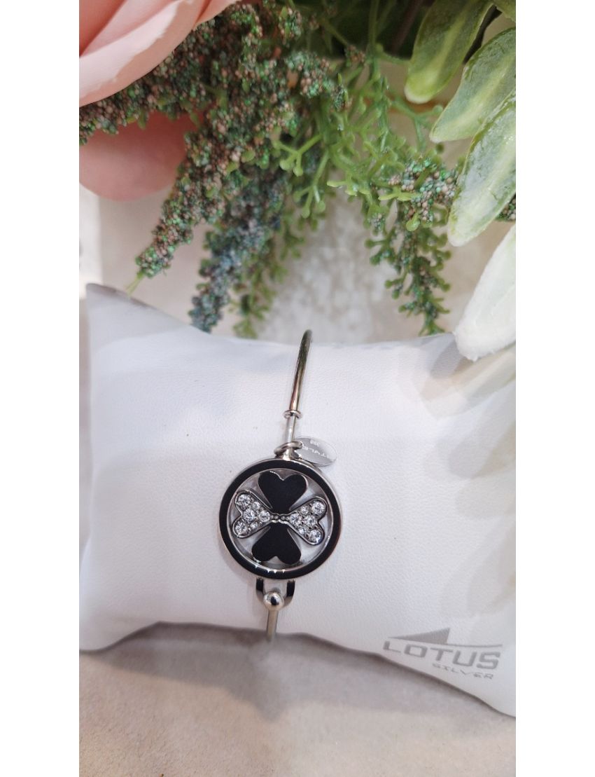 Pulseira Aço Lotus Trevo