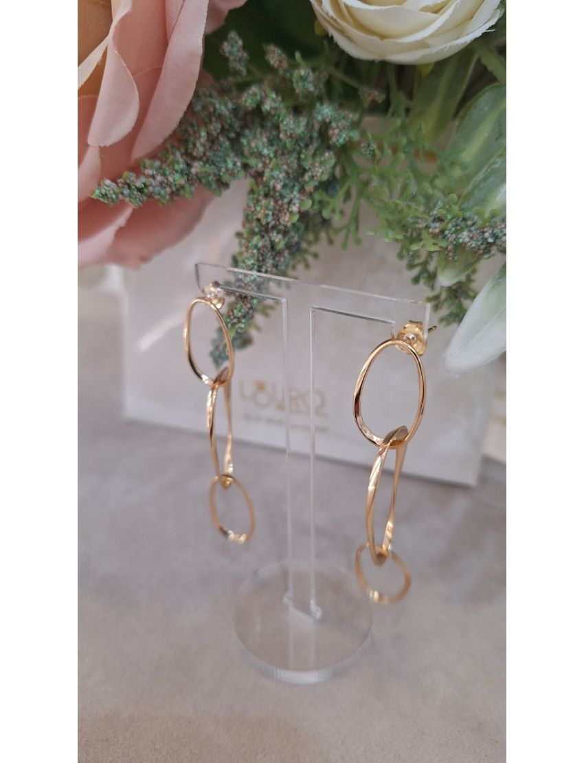 Brincos Prata Dourada