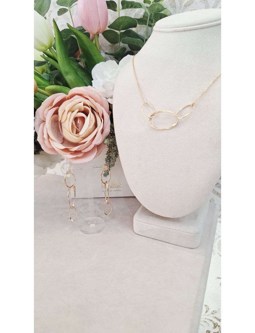 Brincos Prata Dourada