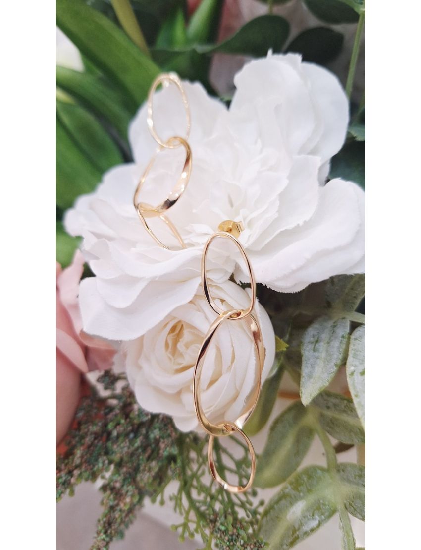 Brincos Prata Dourada