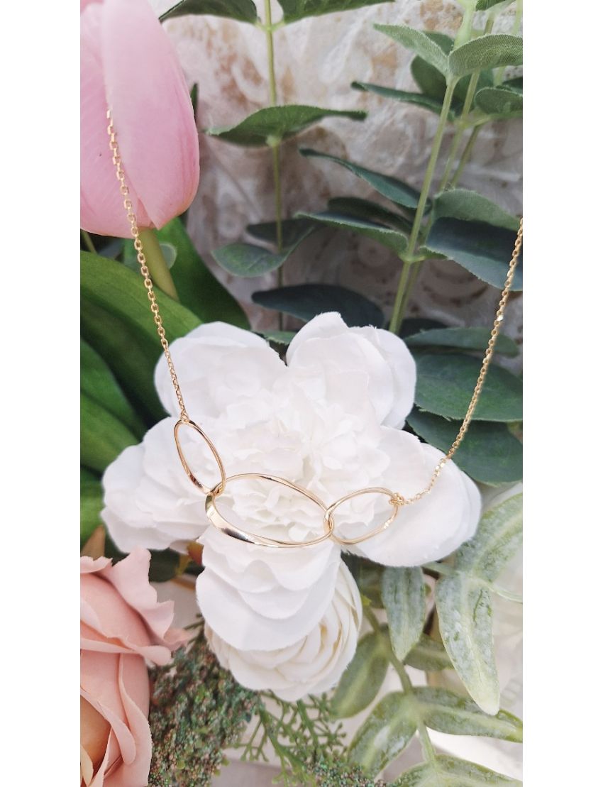 Fio Prata Dourada 3 Argolas