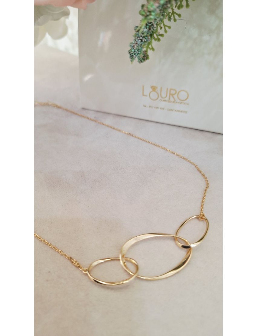 Fio Prata Dourada 3 Argolas