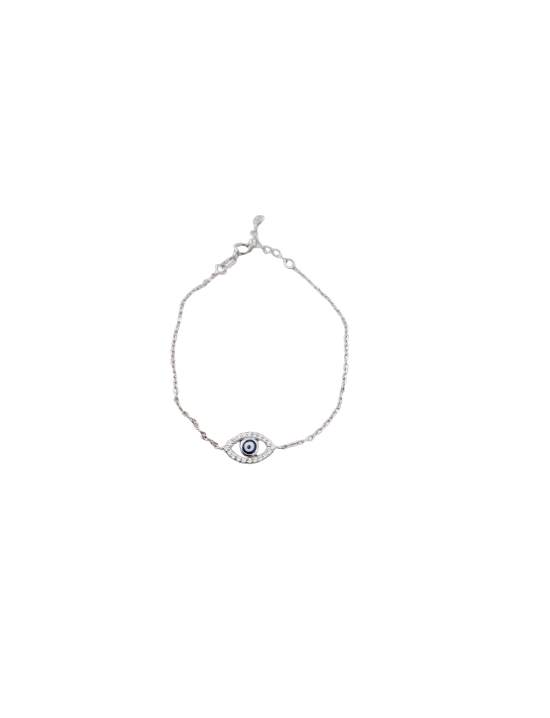 Pulseira Prata Olho Turco