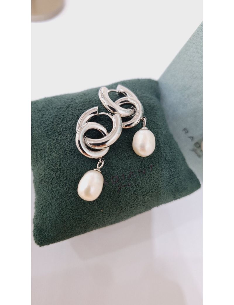 Brincos Radiant EMILY SILVER  RY000297