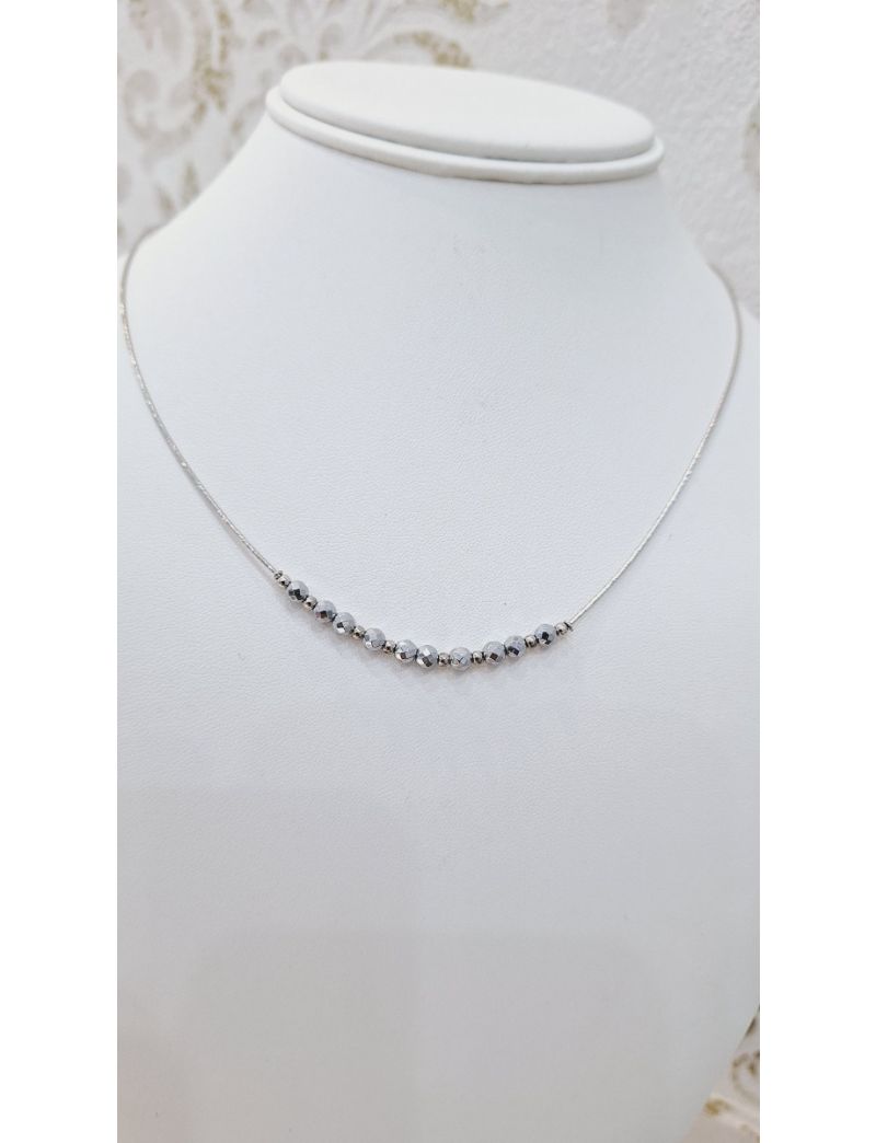 Colar Prata Bolas