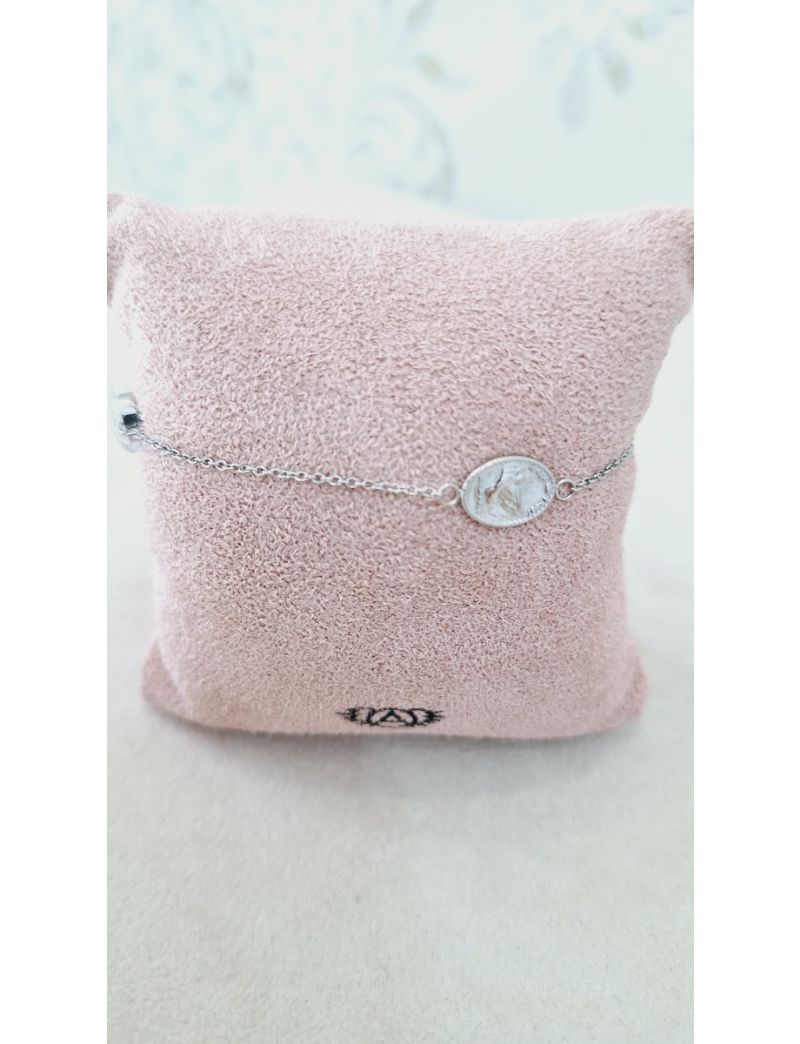 Pulseira Aço Anjewels c/ Pomba