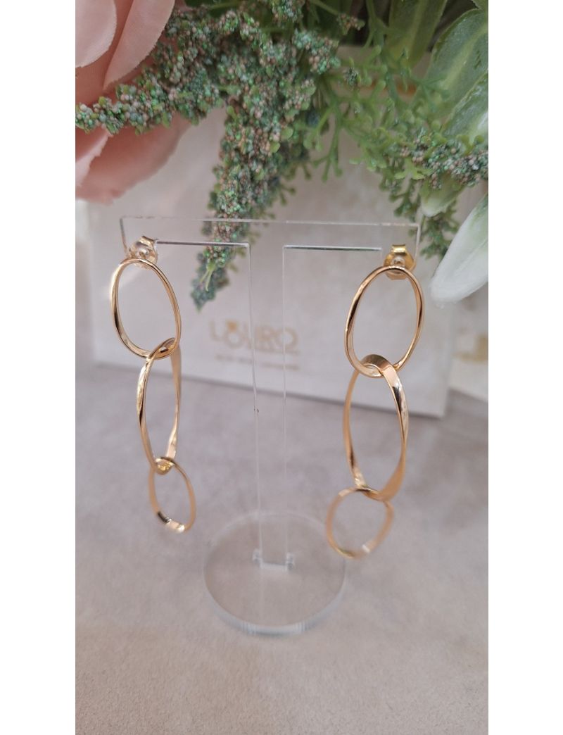 Brincos Prata Dourada