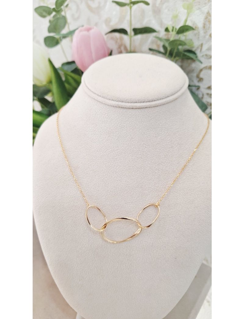 Fio Prata Dourada 3 Argolas