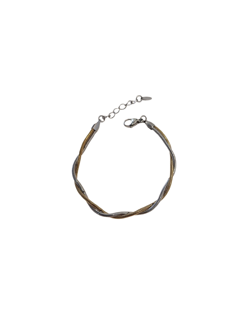 Pulseira Aço Lotus Bicolor